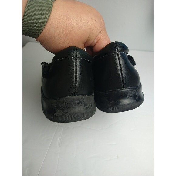 Softwalk Woman Mary Jane Leather 8.5N Black Style S1115-001 Adjustable Flat - Picture 9 of 12